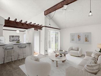 Trendy living room